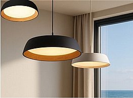 מנורה תלויה משולבת עץ שחור/לבן - אורטי מנורה תלויה משולבת עץ שחור/לבן - אורטי